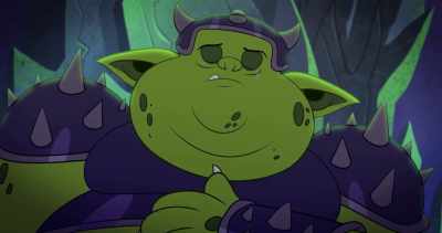 Hmm. Worm has touched Vlorp's heart. - Legend of the Three Caballeros