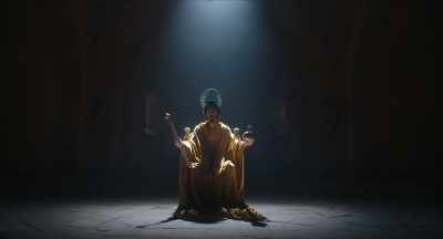 (HOARSELY)
...nor is this his song. - The Green Knight