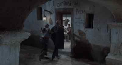 Hog, where you going? Come back inside. - The Hunting Party