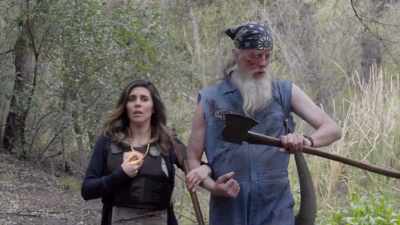 -(hogs squealing) - Rob Riggle's Ski Master Academy