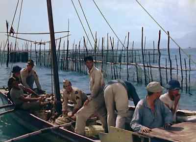 Hoist the sheet. - American Guerrilla in the Philippines