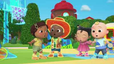 Hola, Nina.
Ready to go get your new shoes? - CoComelon Lane