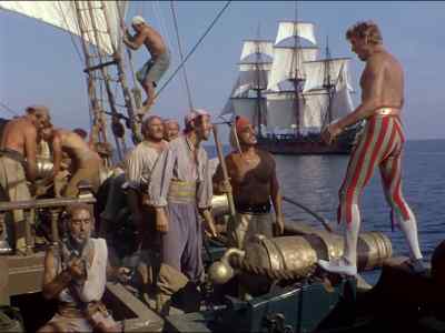 Hold your fire for a broadside. - The Crimson Pirate