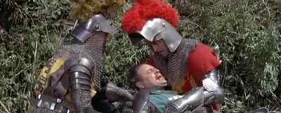 Hold firm, you old blusterer. - Knights of the Round Table