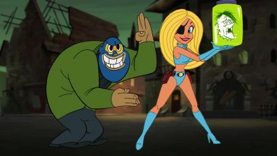 Hold this Hah Hey I recognize this dude - The Haunted World of El Superbeasto