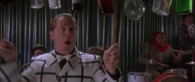 Hold it, Herman.
We have some talking to do. - Radioland Murders