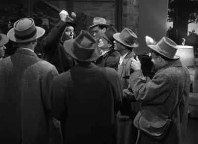 Hold it, no pictures, boys. - Abbott and Costello Meet the Killer, Boris Karloff
