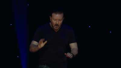 "Hold on, this bath's two feet deep!" - Ricky Gervais: Humanity