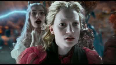 Hold on everyoneI don't wanna hold on - Alice Through the Looking Glass