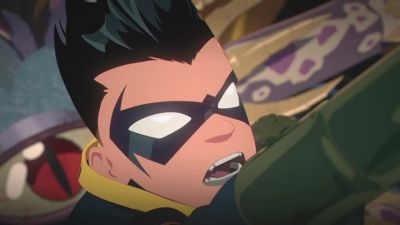 Hold on! - Batman and Superman: Battle of the Super Sons