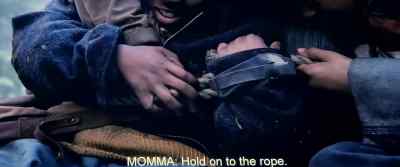 Hold on to the rope. - Never Let Go
