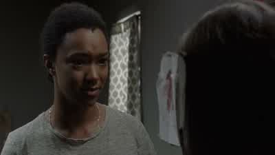 Hold on to this for me. - The Walking Dead