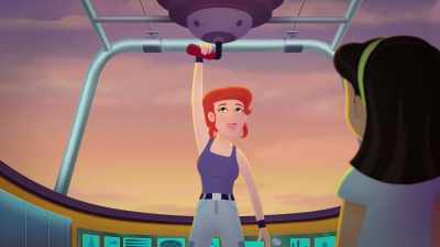 Hold on to your shirts... - The Magic School Bus Rides Again: The Frizz Connection