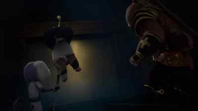 - Hold him still. Hold him.
- I'm trying! - Kung Fu Panda: The Dragon Knight