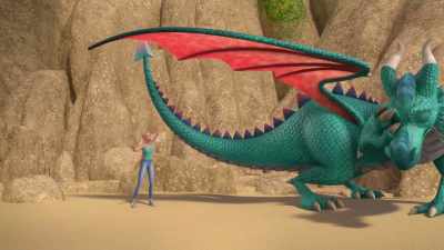 Hold still!
Let me help you! - Barbie: A Touch of Magic
