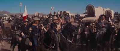 Hold them up there, boys. - Cimarron