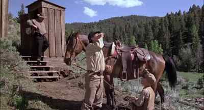 Hold these, junior. - The Missouri Breaks