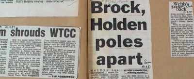 Holden knew nothing
about this stuff, - Brock: Over the Top