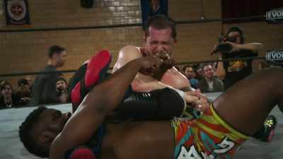 Holding on for dear life! - The Wrestlers