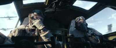 Holding straight and level
at 155 indicated airspeed. Autopilot on. - Masters of the Air