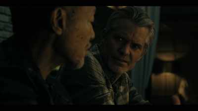 Hole in his chest, eyes wide open, - Justified: City Primeval