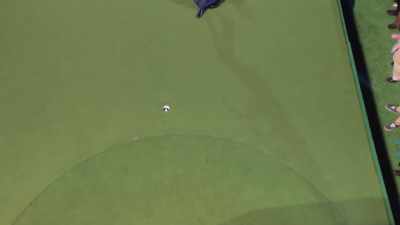 HOLEY MOLEY ANNOUNCER:
And she putts it in - Listening to Kenny G