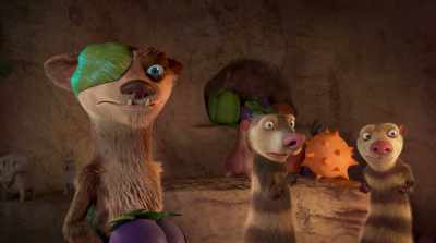 [hollow thud, clatters, bounces] - The Ice Age Adventures of Buck Wild