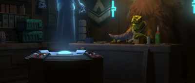 Hologram speaking Huttese... - Star Wars: The Bad Batch