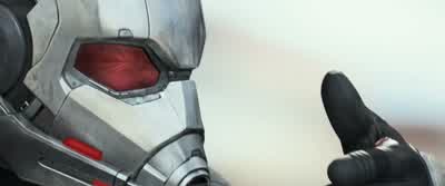 Okay, tiny dude is big now. - Captain America: Civil War