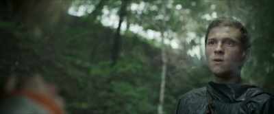 Holy shit! She can talk.
Oh, my gosh. She can talk. - Chaos Walking