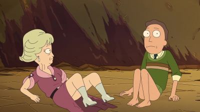 - Holy shit that was close.
- Close to what? - Rick and Morty