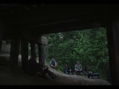 -Holy… -Yo, what is he doing? - Train Dreams
