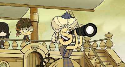 Home is on the horizon.
Land ho! - The Loud House Movie