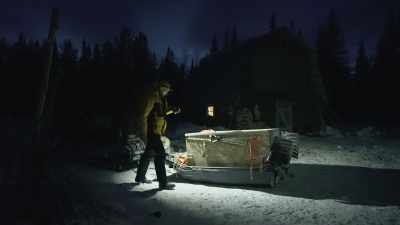 Home for the night will
be the hunting cabin - An Unknown Compelling Force