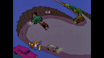 HOMER: Look at that beautiful garbage. - The Simpsons