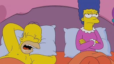 (Homer snoring) - The Simpsons