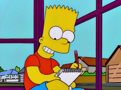 HOMER: This'll teach
that stupid chair! - The Simpsons