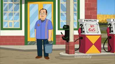 Honestly, Dad...
your hideout is 30 feet away? - Corner Gas Animated