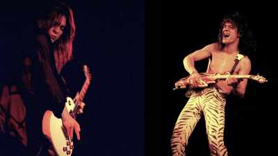 Honestly, I never
felt any rivalry with Van Halen, - Randy Rhoads: Reflections of a Guitar Icon
