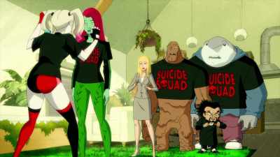 - Honey, can you hear me?
- [Mr. Psycho grunts] - Harley Quinn