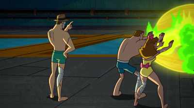 Honey, we can still
blow the reactor - Justice League Action