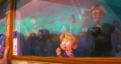 -Honey, look.
-[murmuring] - The Mitchells vs the Machines