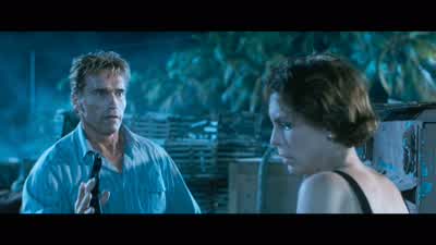 Honey... next time, duck. - True Lies