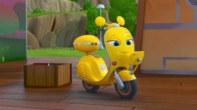 (honking, device beeping) - Ricky Zoom