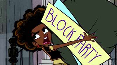 - (honking)
- (sniffs) - Marvel's Moon Girl and Devil Dinosaur
