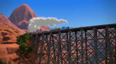 Hoo-hoo!
[laughs] - Thomas & Friends: Big World! Big Adventures! The Movie