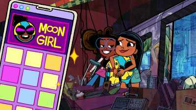 Hoo-ray.
(nervous chuckle) - Marvel's Moon Girl and Devil Dinosaur