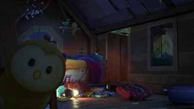 -[hooting]
-[both screaming] - The Adventures of Paddington