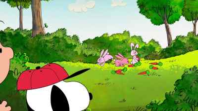 Hop like a bunny. - The Snoopy Show