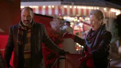 - Hop on board.
- Nice hat!
- Thanks! Kevin gave it to me. - Toying with the Holidays